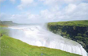 Gulfoss, Iceland's most famous waterfall