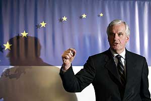 French Foreign Minister Michel Barnier