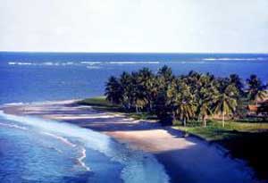 A beach in João Pessoa