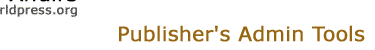 Administrative tools for book publishers