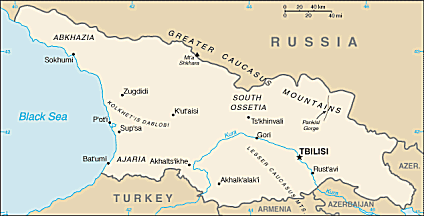 Map of Georgia 