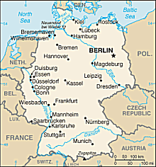 Map of Germany 