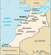 Map of Morocco 