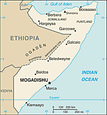 Map of Somalia 