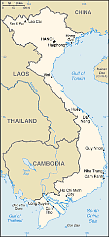 Map of Vietnam 