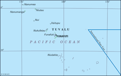 Map Tuvalu 